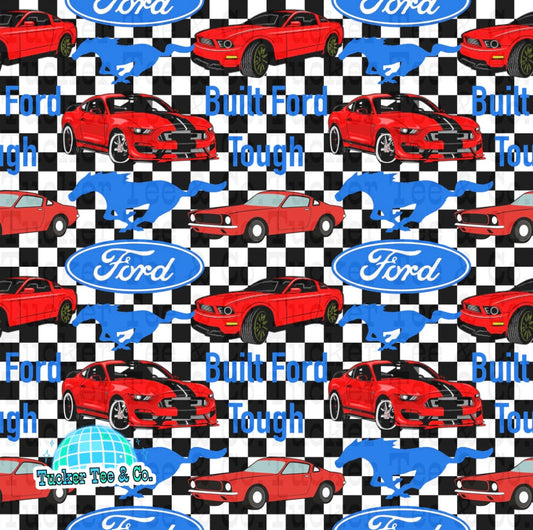 Blue Built Ford Tough