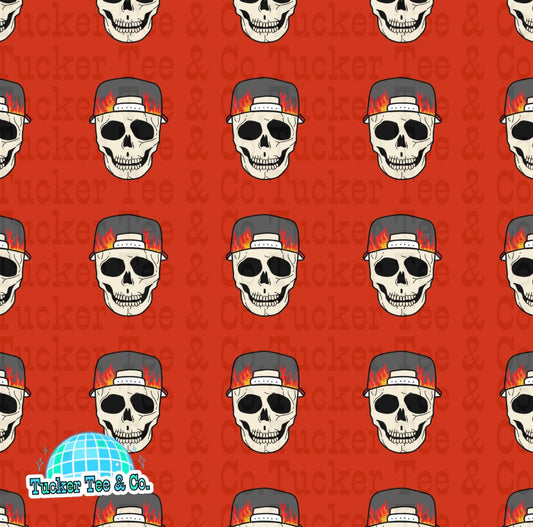 Flame Hat Skulls