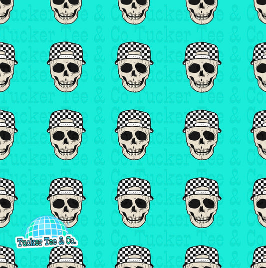 Checkered Hat Skulls