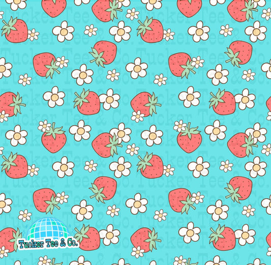 Dainty Strawberry’s & Flowers