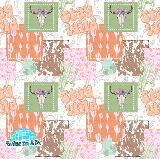 Stay Wild Patchwork