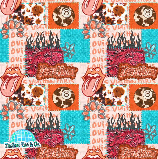 Cowprint LV 8Ball
