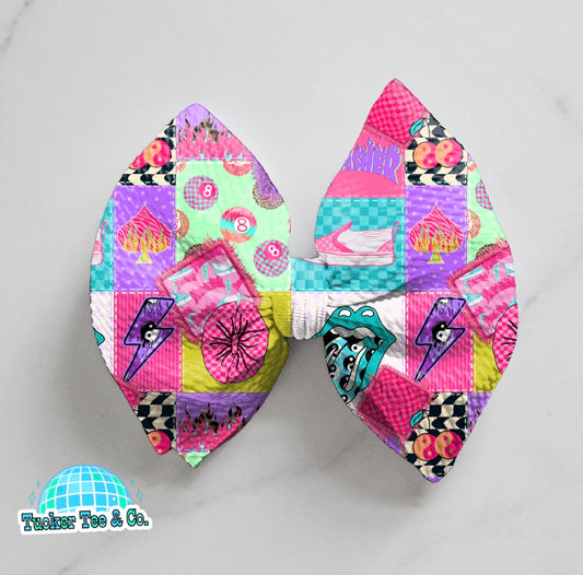 Colorful Thrasher Patchwork Bow